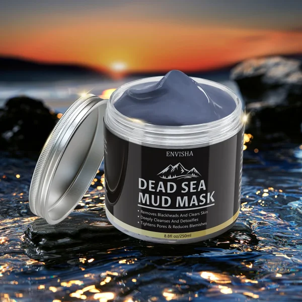 Custom Logo Herbal Vegan Organic Deep Cleaning Face Skin Care Peeling Moisturizing Facial Dead Sea Mud Mask