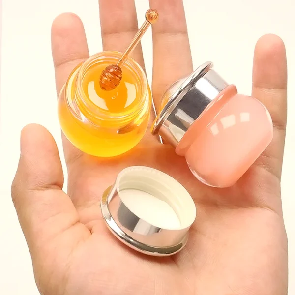 Organic Vegan Honey Lip Balm With Honey Stick Custom Exfoliating Vegan Tinted Lip Balm Private Logo