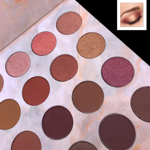 High quality cosmetic make up eyeshadow ,private label 35 colors eyeshadow palette  no brand