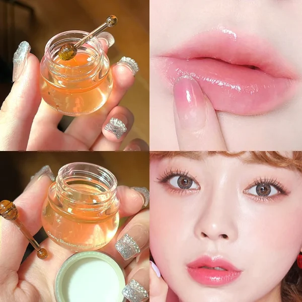 Custom Logo Private Label Vegan Organic Vitamin C Lip Sleeping Mask Moisturizing Nourish Hydrate Fruit Lip Balm
