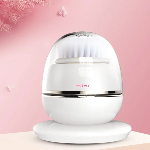 Private Label Facial Cleansing Brush Personal Beauty Care Equipment Ultrasonic Pore Cleaner Mini Electric Silicone Face Cleanser
