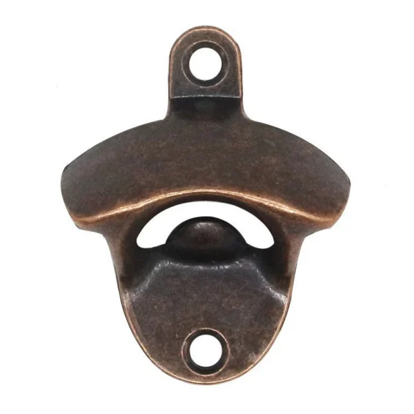 Stainless Steel Wall Mounted Beer Bottle Opener Kitchen Gadgets Bar Tools Cast Iron Wall Opener Metal Alloy Wall Bottle Opener