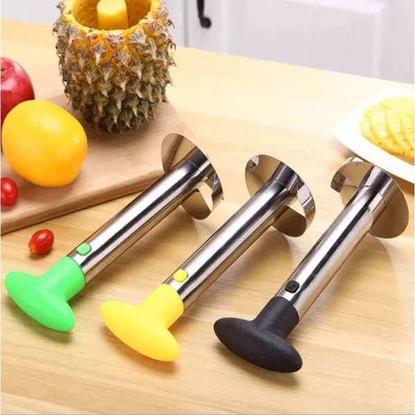 Kitchen gadgets stainless steel pineapple peeling knife automatic peeling pineapple peeling knife picker tool peeler