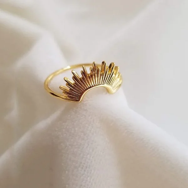 JCA Minimalist Dainty Wedding Sterling silver Rings Set Jewelry