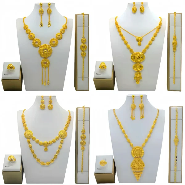 Fashion Jewelry Sets Made in China Wholesale Heavy Jewelry Sets Pendant Set Jewelry for Women