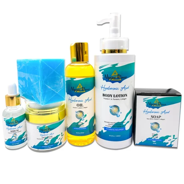 Natural Organic Vitamin C Skin Whitening Beauty Products Blue Nila Whitening Korean Cosmetics Skin Care Set